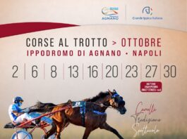 Ottobre, calendario corse al trotto Ippodromo Agnano, Napoli.
